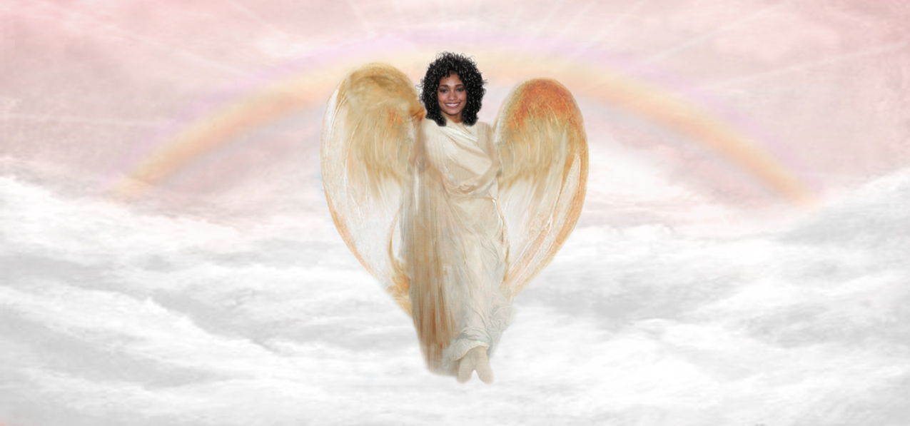 P 119 PK Angel (AA) Clouds Pink